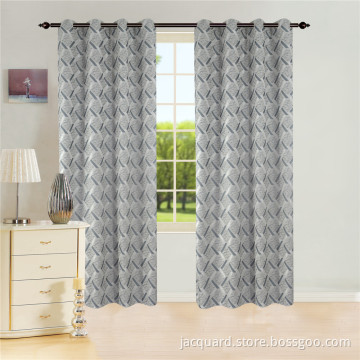 Dekorativer Jacquard-Ösenvorhang